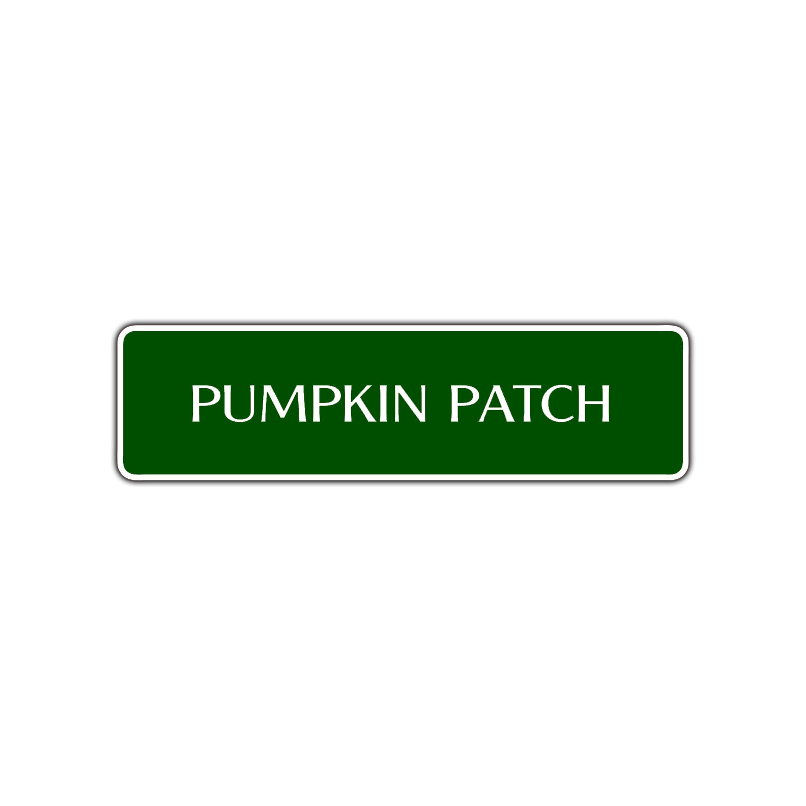 Pumpkin Patch Halloween Road Aluminum Metal Novelty Street Plate Sign Wall Gift Decor