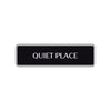 Quiet Place Road Aluminum Metal Novelty Street Plate Sign Wall Gift Decor