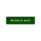 Redneck Boulevard Road Aluminum Metal Novelty Street Plate Sign Wall Gift Decor