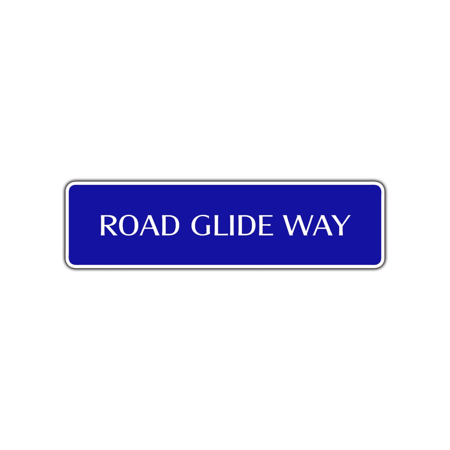 Road Glide Way Harley Road Aluminum Metal Novelty Street Plate Sign Wall Gift Decor