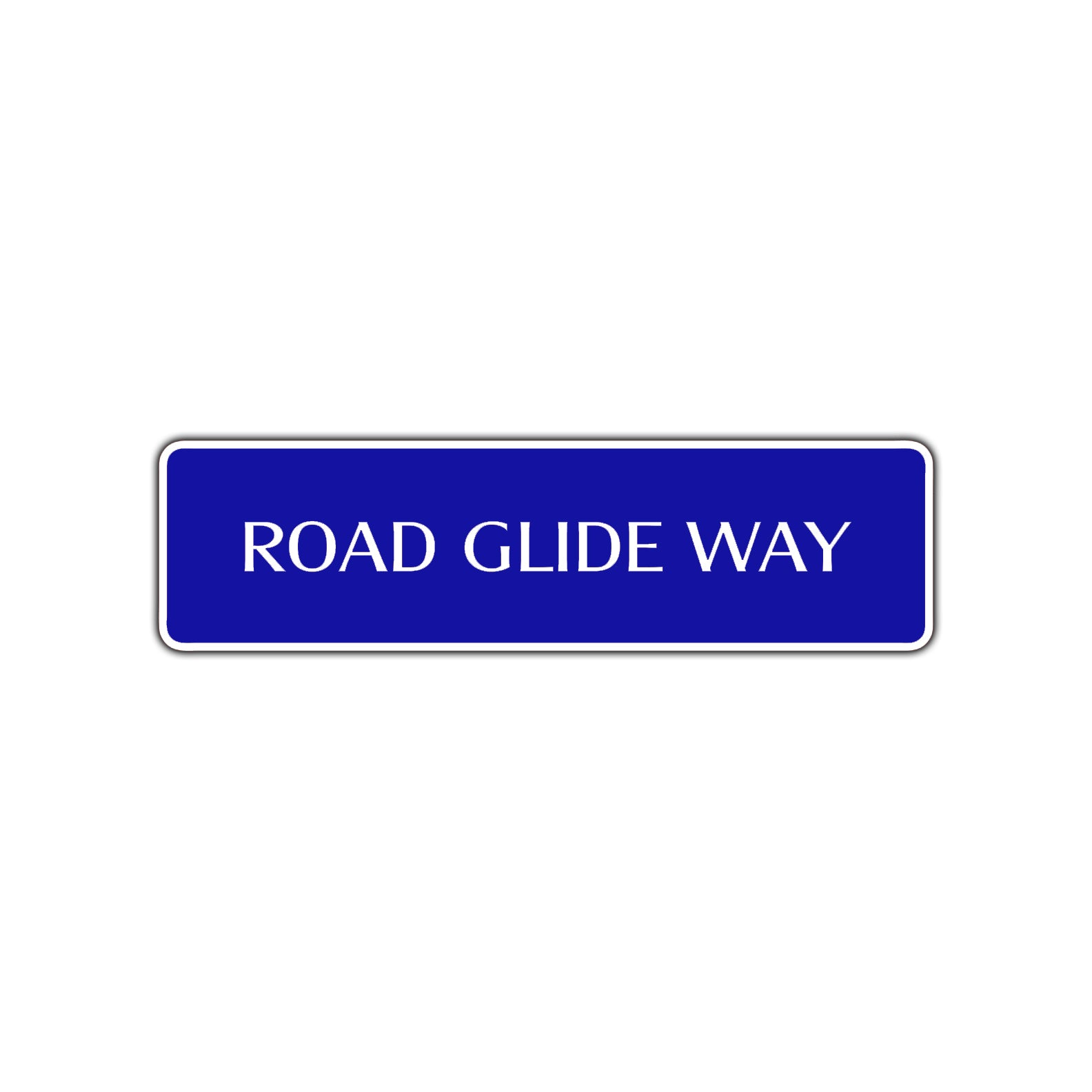 Road Glide Way Harley Road Aluminum Metal Novelty Street Plate Sign Wall Gift Decor