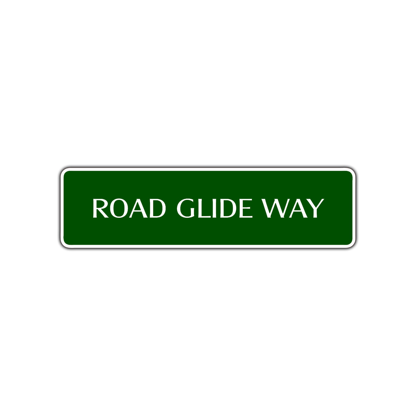 Road Glide Way Harley Road Aluminum Metal Novelty Street Plate Sign Wall Gift Decor