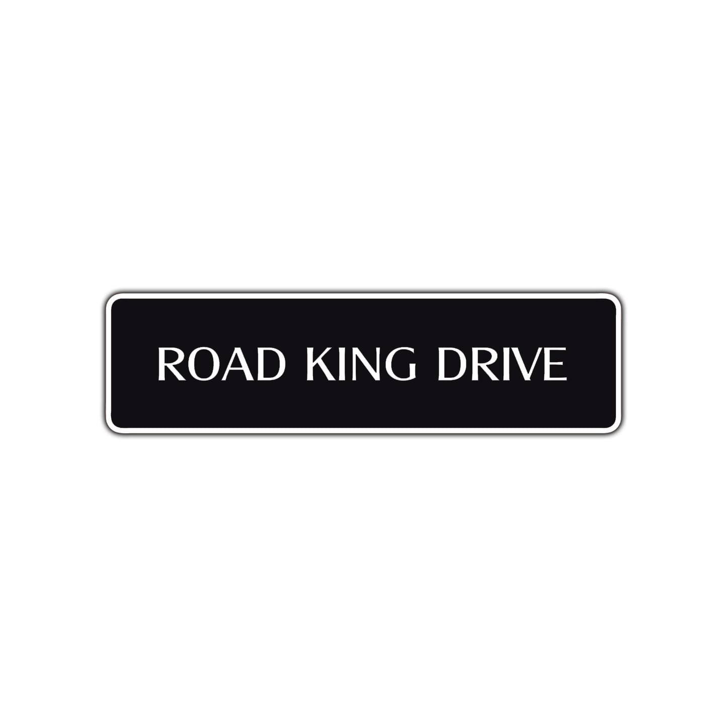 Road King Drive Harley Road Aluminum Metal Novelty Street Plate Sign Wall Gift Decor