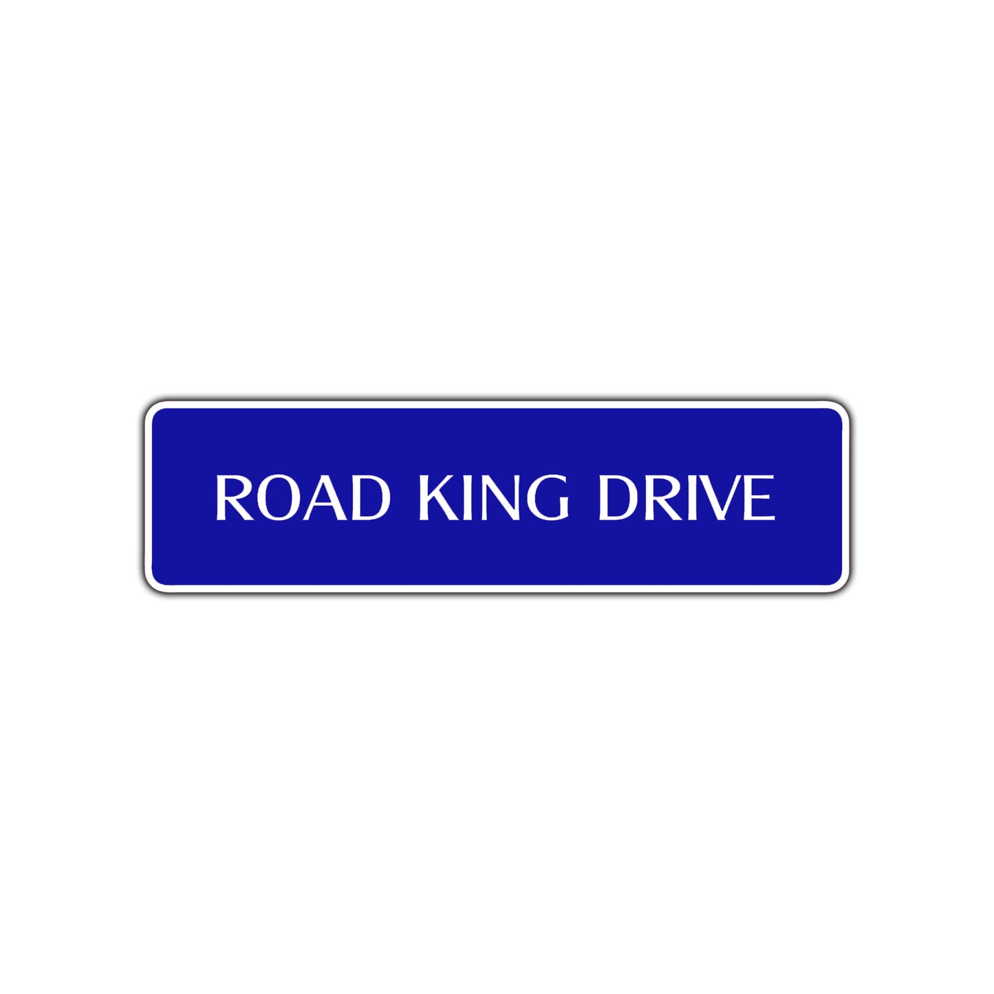 Road King Drive Harley Road Aluminum Metal Novelty Street Plate Sign Wall Gift Decor
