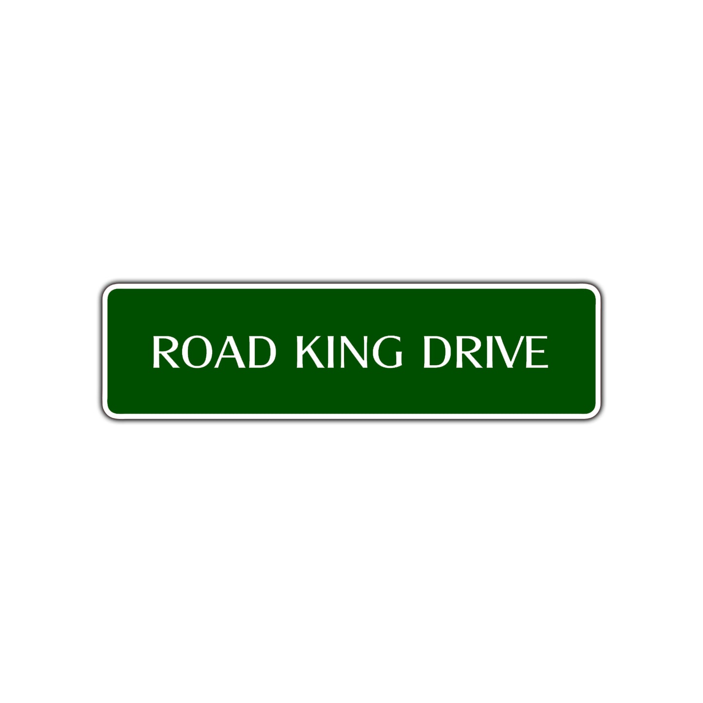 Road King Drive Harley Road Aluminum Metal Novelty Street Plate Sign Wall Gift Decor