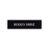 Rodeo Drive Road Aluminum Metal Novelty Street Plate Sign Wall Gift Decor