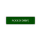 Rodeo Drive Road Aluminum Metal Novelty Street Plate Sign Wall Gift Decor