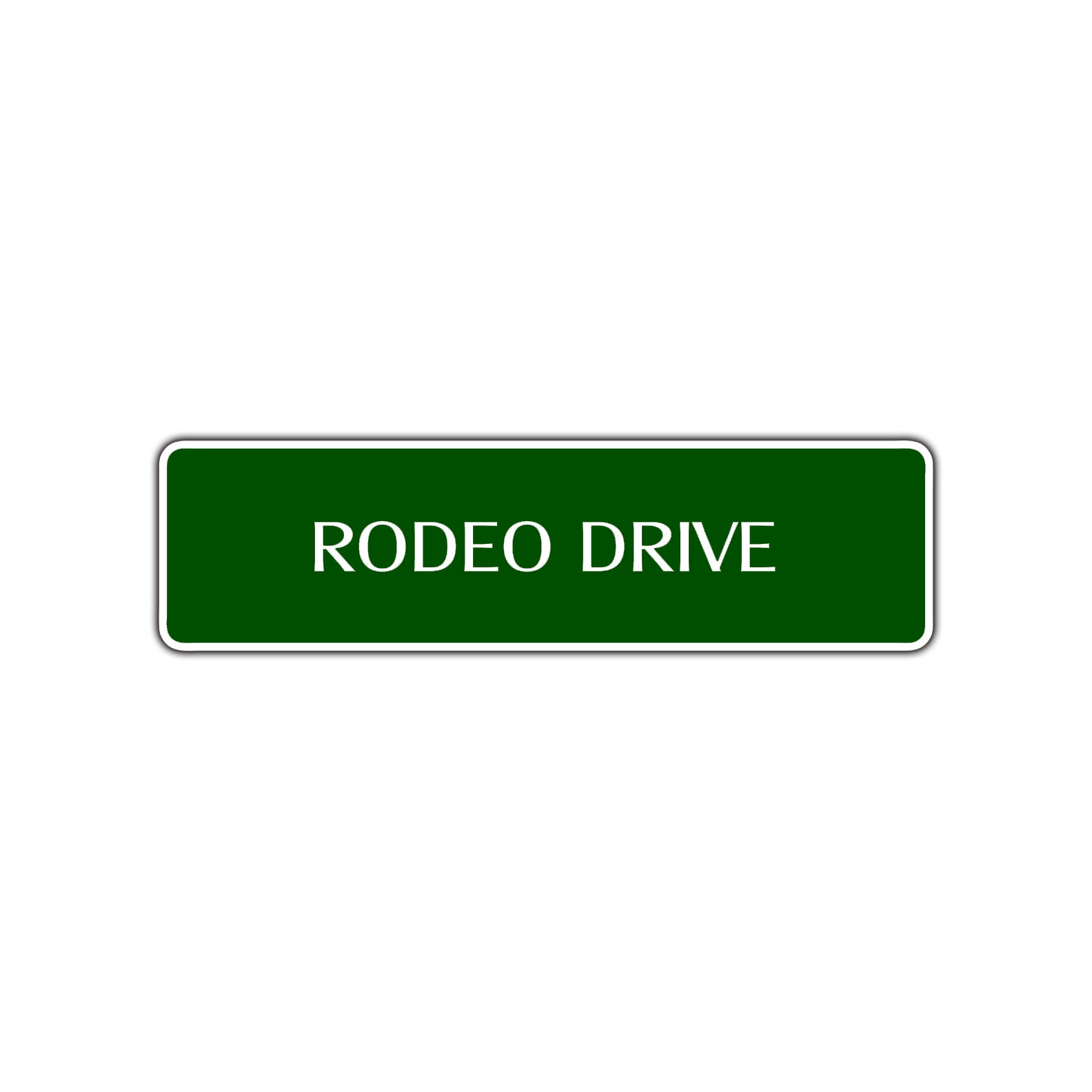 Rodeo Drive Road Aluminum Metal Novelty Street Plate Sign Wall Gift Decor