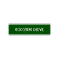 Rooster Drive Road Aluminum Metal Novelty Street Plate Sign Wall Gift Decor