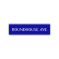 Roundhouse Ave Karate MMA Road Aluminum Metal Novelty Street Plate Sign Wall Gift Decor