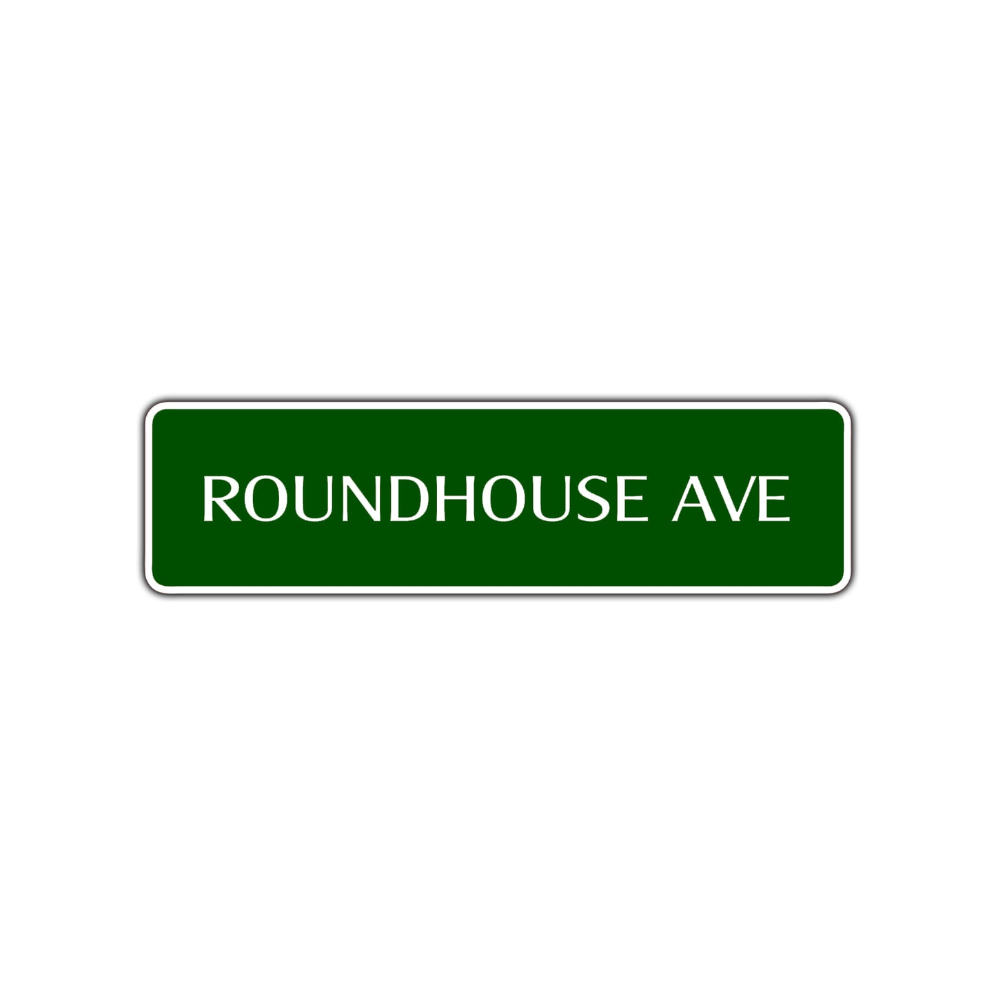 Roundhouse Ave Karate MMA Road Aluminum Metal Novelty Street Plate Sign Wall Gift Decor