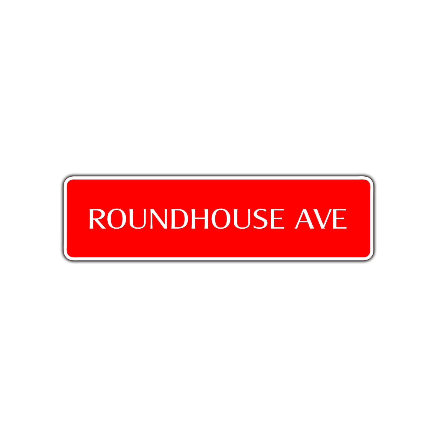 Roundhouse Ave Karate MMA Road Aluminum Metal Novelty Street Plate Sign Wall Gift Decor