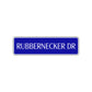 Rubbernecker Drive Road Aluminum Metal Novelty Street Plate Sign Wall Gift Decor