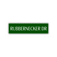 Rubbernecker Drive Road Aluminum Metal Novelty Street Plate Sign Wall Gift Decor