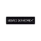 Service Department Road Aluminum Metal Novelty Street Plate Sign Wall Gift Decor