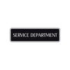 Service Department Road Aluminum Metal Novelty Street Plate Sign Wall Gift Decor