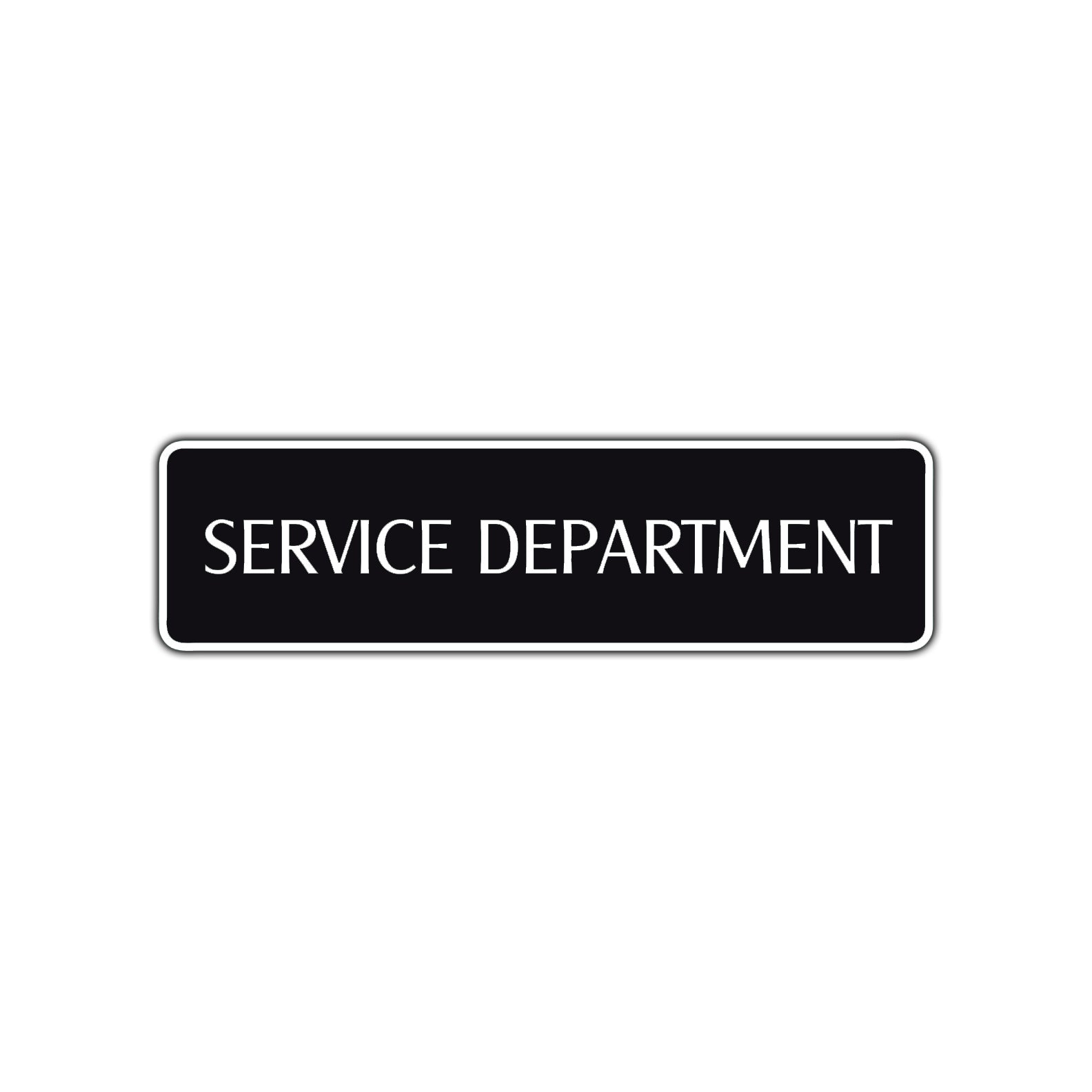 Service Department Road Aluminum Metal Novelty Street Plate Sign Wall Gift Decor