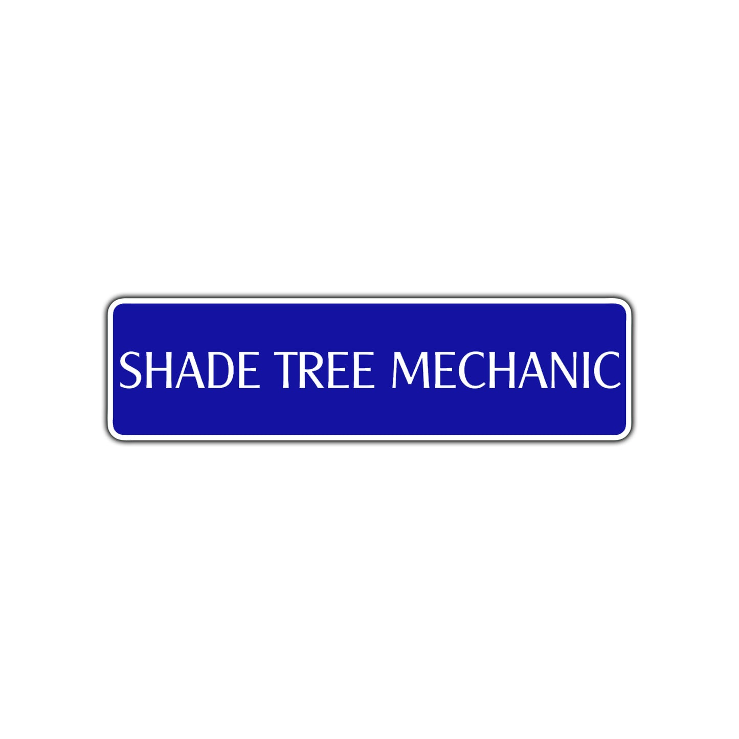 Shade Tree Mechanic Road Aluminum Metal Novelty Street Plate Sign Wall Gift Decor