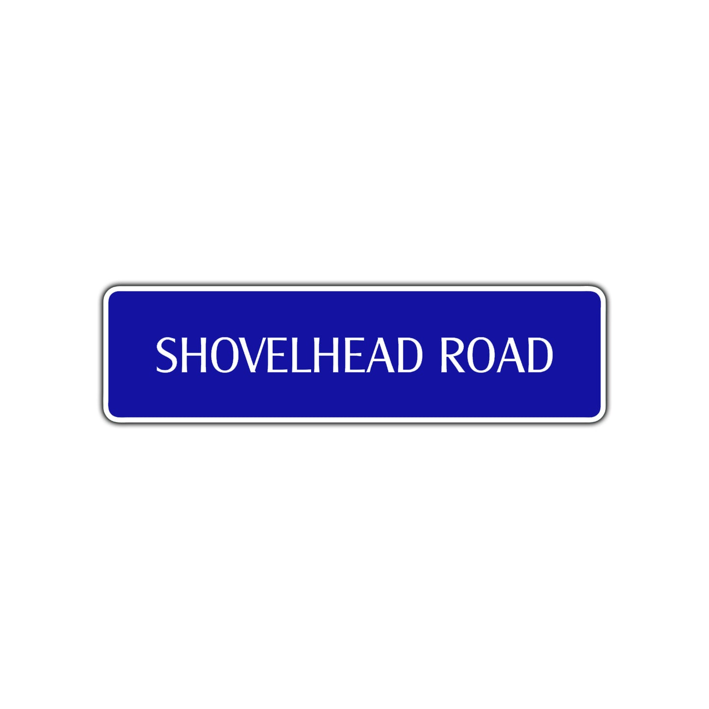 Shovelhead Road Aluminum Metal Novelty Street Plate Sign Wall Gift Decor