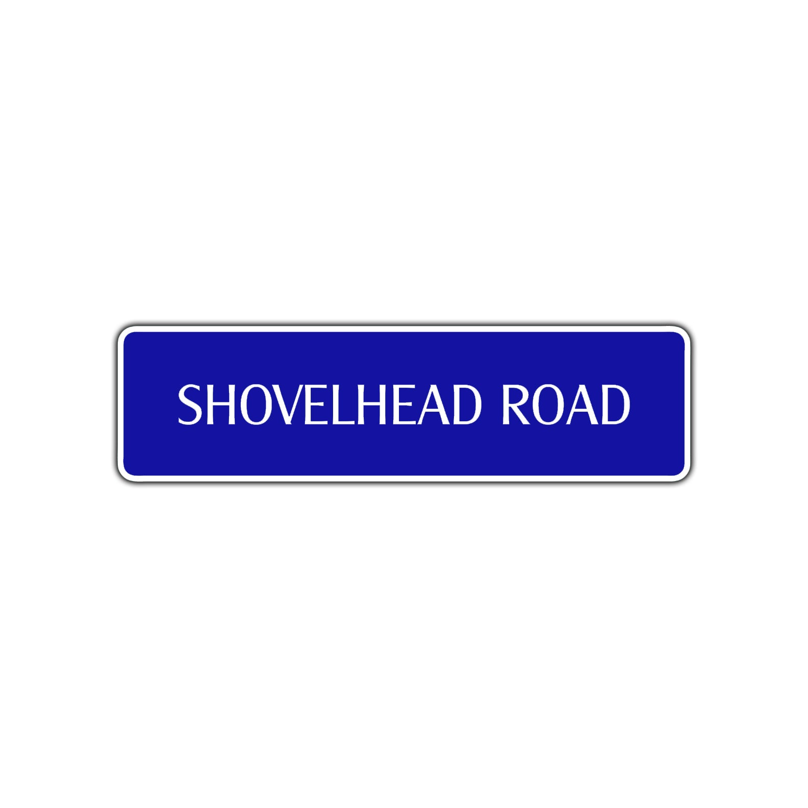 Shovelhead Road Aluminum Metal Novelty Street Plate Sign Wall Gift Decor