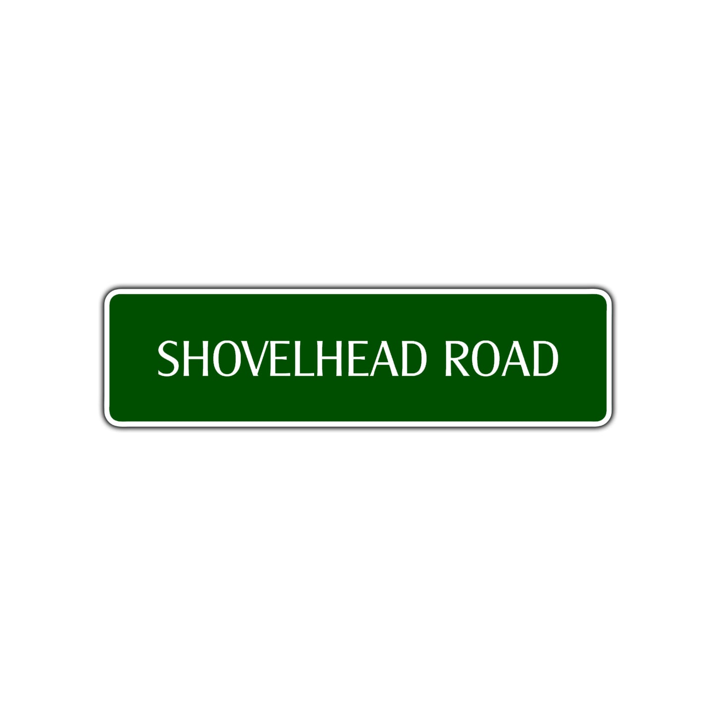 Shovelhead Road Aluminum Metal Novelty Street Plate Sign Wall Gift Decor