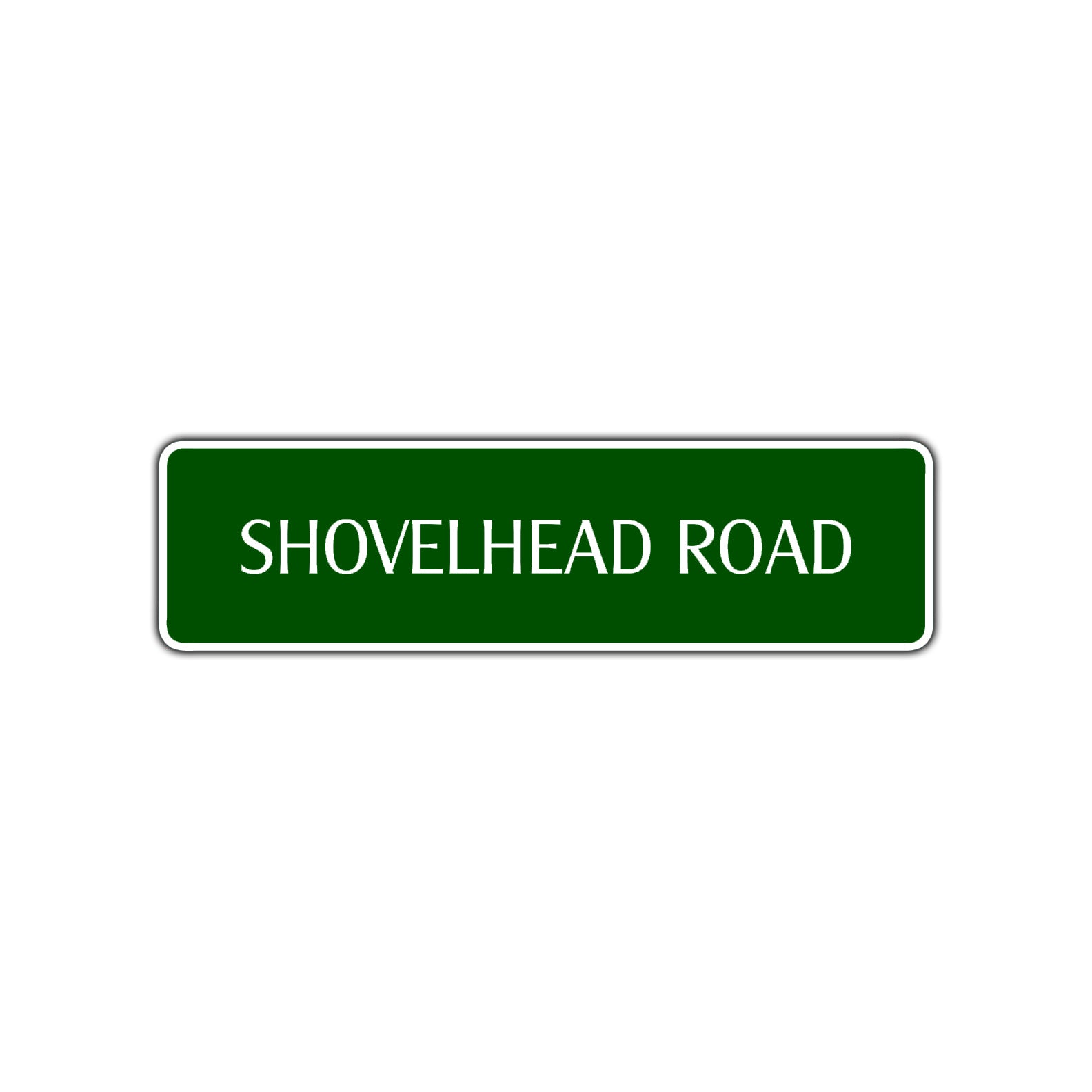 Shovelhead Road Aluminum Metal Novelty Street Plate Sign Wall Gift Decor