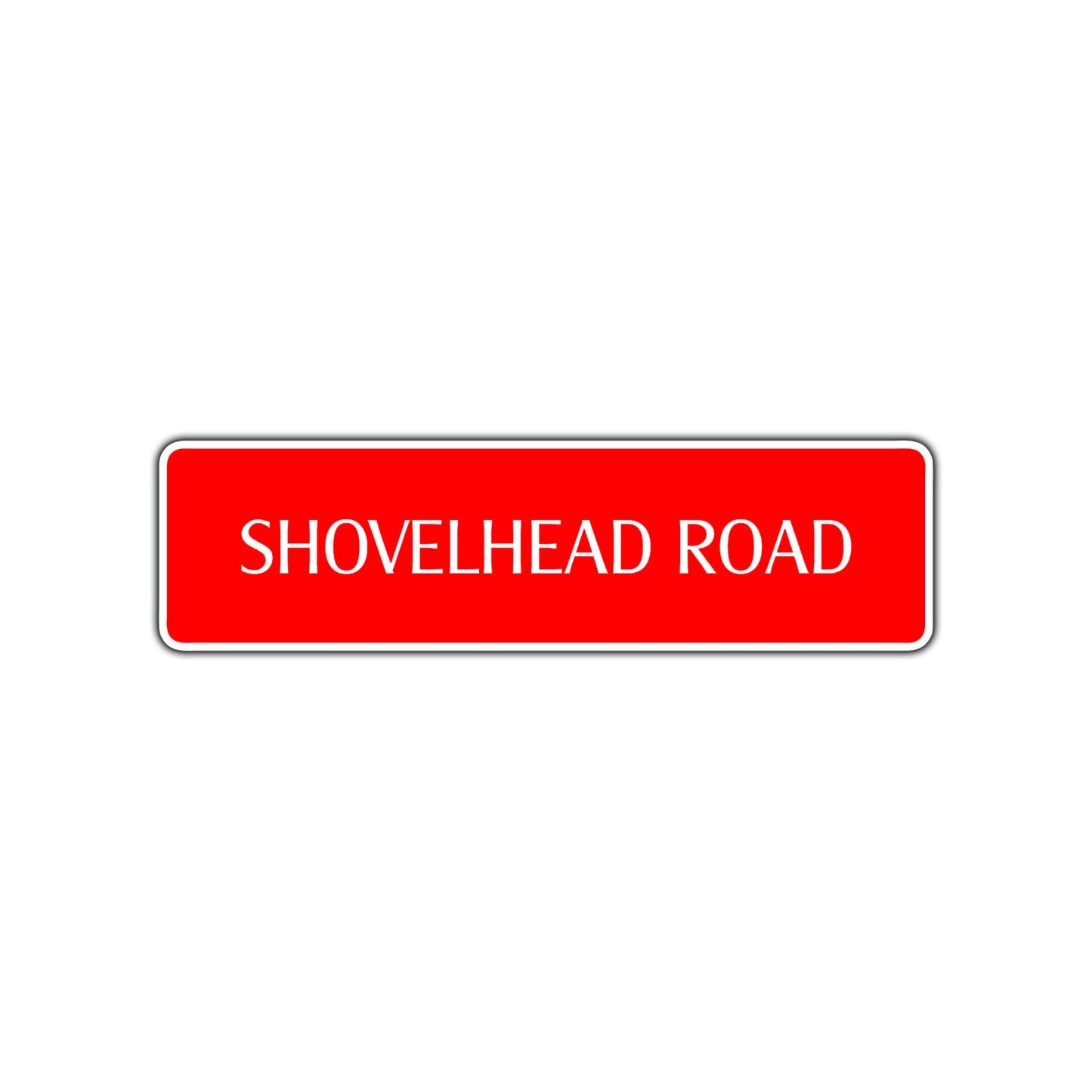 Shovelhead Road Aluminum Metal Novelty Street Plate Sign Wall Gift Decor