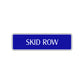 Skid Row Heavy Road Aluminum Metal Novelty Street Plate Sign Wall Gift Decor