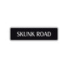 Skunk Road Aluminum Metal Novelty Street Plate Sign Wall Gift Decor