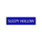 Sleepy Hollow Halloween Road Aluminum Metal Novelty Street Plate Sign Wall Gift Decor