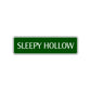 Sleepy Hollow Halloween Road Aluminum Metal Novelty Street Plate Sign Wall Gift Decor