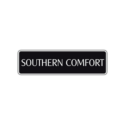 Southern Comfort Road Aluminum Metal Novelty Street Plate Sign Wall Gift Decor