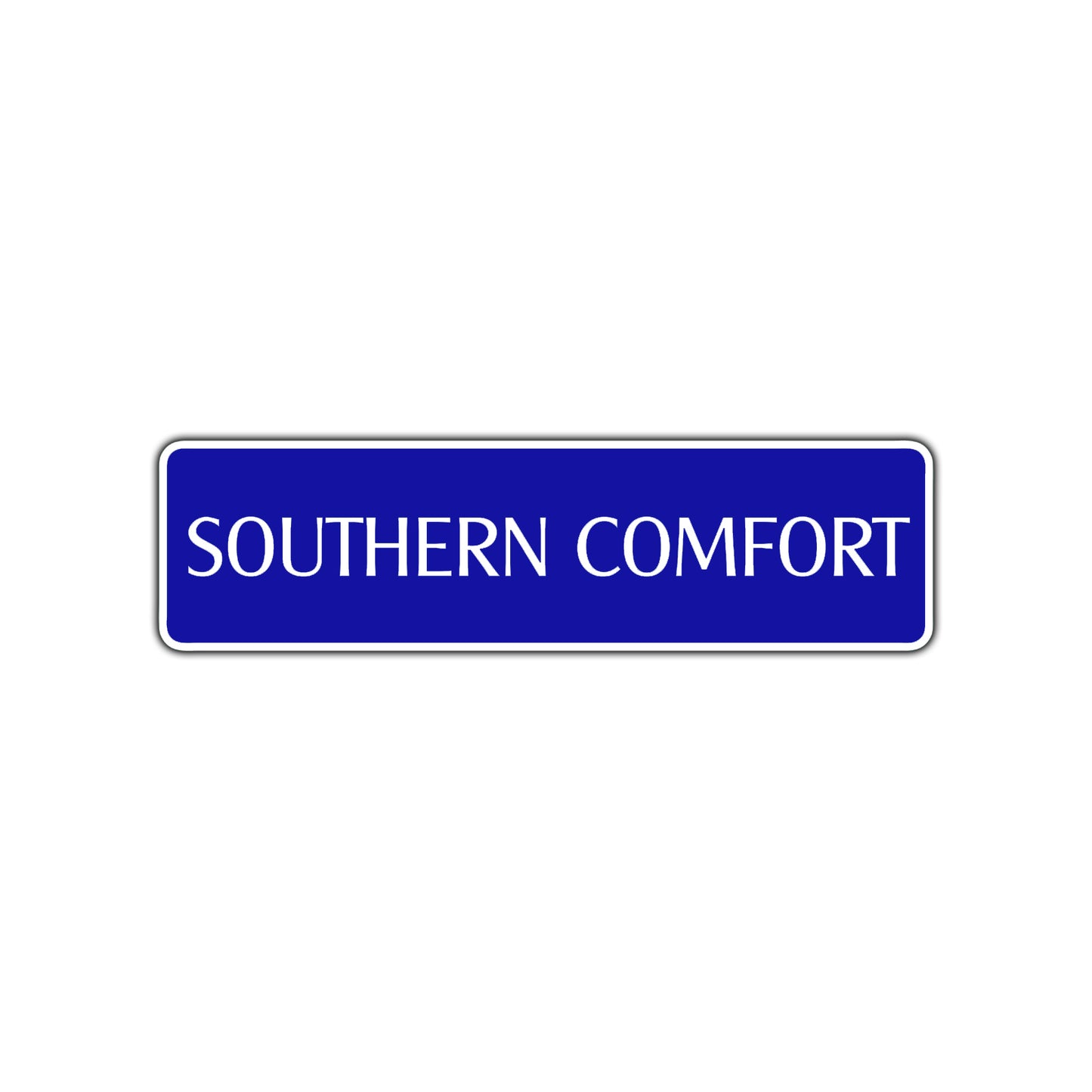 Southern Comfort Road Aluminum Metal Novelty Street Plate Sign Wall Gift Decor