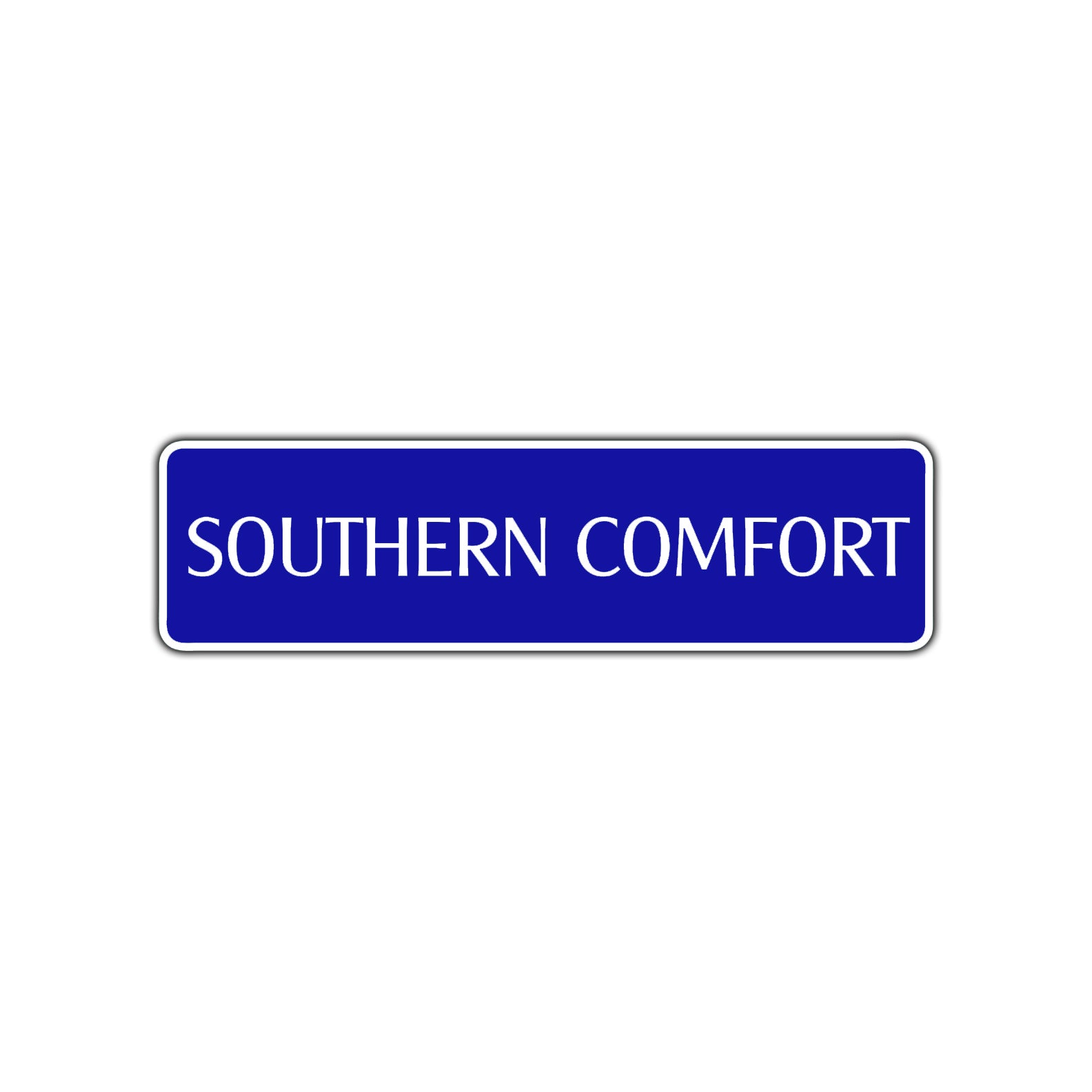 Southern Comfort Road Aluminum Metal Novelty Street Plate Sign Wall Gift Decor