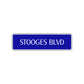 Stooges Boulevard Road Aluminum Metal Novelty Street Plate Sign Wall Gift Decor