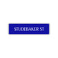 Studebaker St Road Aluminum Metal Novelty Street Plate Sign Wall Gift Decor