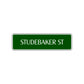 Studebaker St Road Aluminum Metal Novelty Street Plate Sign Wall Gift Decor
