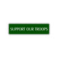 Support Our Troops Awareness Road Aluminum Metal Novelty Street Plate Sign Wall Gift Decor