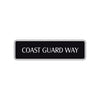 Coast Guard Way Road Aluminum Metal Novelty Street Plate Sign Wall Gift Decor