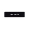 The Head Bathroom Road Aluminum Metal Novelty Street Plate Sign Wall Gift Decor