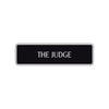 The Judge Law Courthouse Road Aluminum Metal Novelty Street Plate Sign Wall Gift Decor