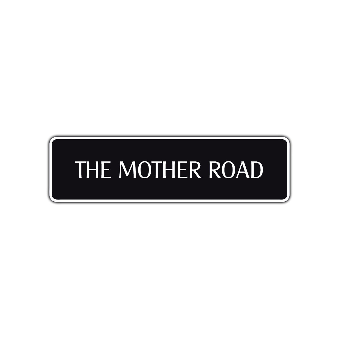 The Mother Road Aluminum Metal Novelty Street Plate Sign Wall Gift Decor
