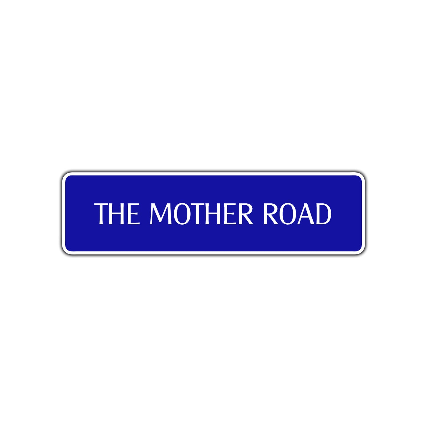 The Mother Road Aluminum Metal Novelty Street Plate Sign Wall Gift Decor
