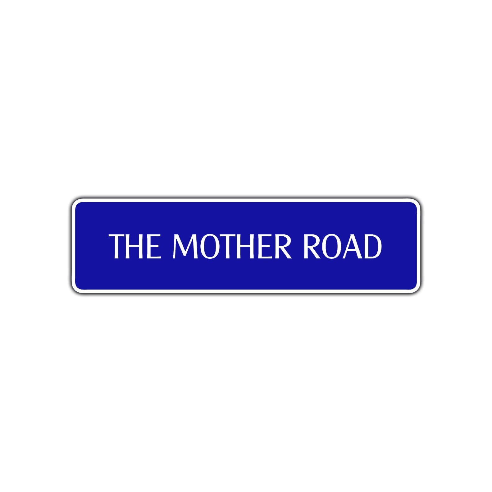 The Mother Road Aluminum Metal Novelty Street Plate Sign Wall Gift Decor