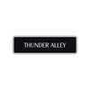 Thunder Alley Road Aluminum Metal Novelty Street Plate Sign Wall Gift Decor