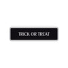 Trick or Treat Halloween Road Aluminum Metal Novelty Street Plate Sign Wall Gift Decor