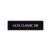 Ulta Classic Drive Road Aluminum Metal Novelty Street Plate Sign Wall Gift Decor