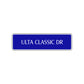 Ulta Classic Drive Road Aluminum Metal Novelty Street Plate Sign Wall Gift Decor