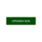 Upyonda Way Road Aluminum Metal Novelty Street Plate Sign Wall Gift Decor