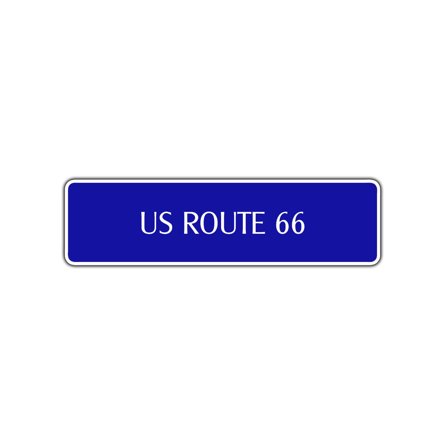 US Route 66 Road Aluminum Metal Novelty Street Plate Sign Wall Gift Decor
